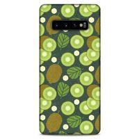 Frutix Kivi 01 Samsung Galaxy S10 Plus Kılıf Desenli Silikon