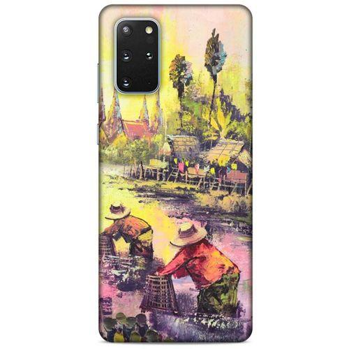 Cityx (14) Samsung Galaxy S20 Plus Kılıf Silikon Kapak Desenli