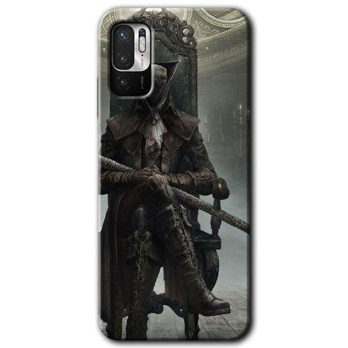 Redmi Note 10 5G Kılıf HD Desen Baskılı Arka Kapak - Bloodborne Hunters + Kırılmaz Cam