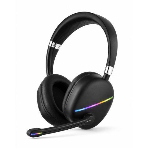 Mikrofonlu Bluetooth Kulak Üstü Kulaklık Rgb Aydınlatmalı Type-c Şarjlı