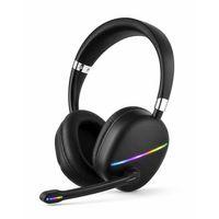 Mikrofonlu Bluetooth Kulak Üstü Kulaklık Rgb Aydınlatmalı Type-c Şarjlı