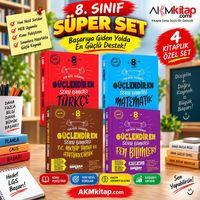 Ankara Yayıncılık 8.Sınıf Türkçe Matematik Fen ve İnkılap Soru Bankası Seti 4 Kitap