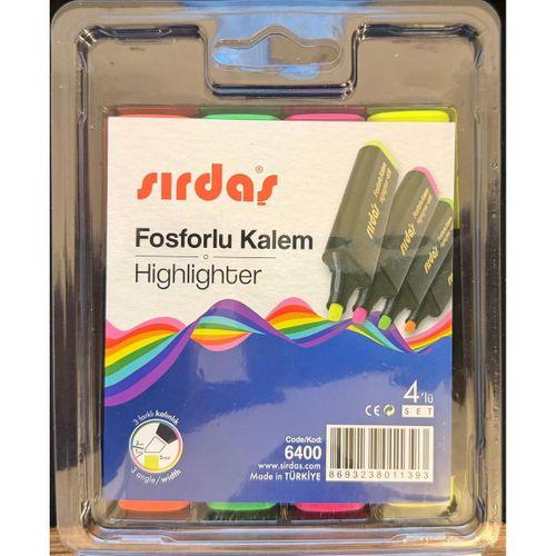 Sırdaş Fosforlu Kalem 4'lü Paket 6400