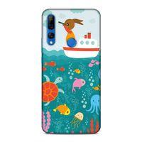 Huawei Y9 Prime 2019 Kılıf Sualti Dunyasi Arka Kapak Silikon Koruma Full Koruyucu