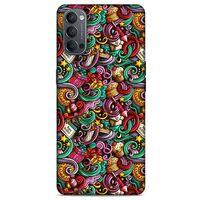 Graffitix (44) Desenli Silikon Kapak Oppo Reno 4 Kılıf