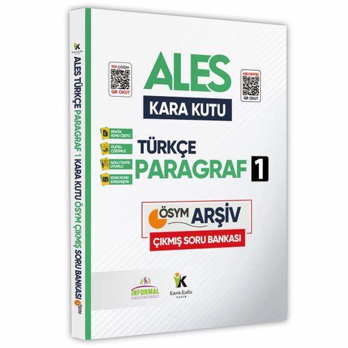 ALES Paragraf ve Problemler Kara Kutu Konu Özetli D  Çözümlü ÖSYM Çıkmış Soru Bankası 2li Set