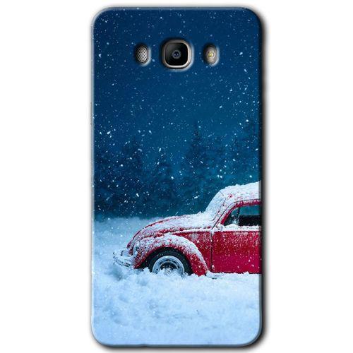 Galaxy J7 2016 Kılıf HD Desen Baskılı Arka Kapak - Karlı Vosvos