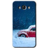 Galaxy J7 2016 Kılıf HD Desen Baskılı Arka Kapak - Karlı Vosvos