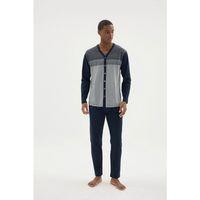 Kocabey Dm-26104 V Yaka Boydan Düğmeli Pijama Takımı