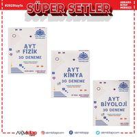 Çöz Kazan Yayınları AYT Fizik Kimya ve Biyoloji Deneme Seti 3 Kitap