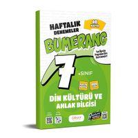 7. Sınıf Bumerang Haftalık Din Kültürü ve Ahlak Bilgisi Denemeleri Günay Yayınları