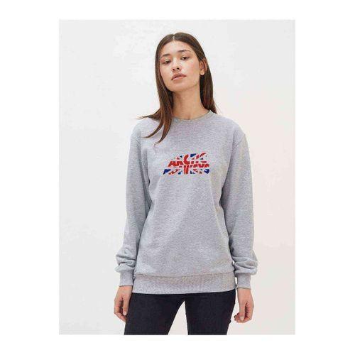 Arctic Monkeys Baskılı Gri Kadın Sweatshirt