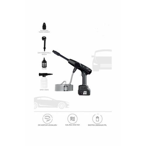 Akülü Şarjlı Yüksek Basınçlı Oto Araba Bahçe Yıkama,temizleme Su Sı
