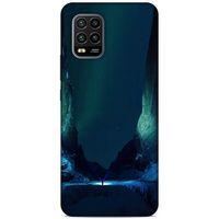Lopard Xiaomi Mi 10 Lite Uyumlu Kılıf Gece'S (13) Silikon Kap Yeşil