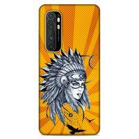 Lopard Xiaomi Mi Note 10 Lite Uyumlu Kılıf Tattoo's (45) Liquid Air Kılıf Kızılderili Dövmesi