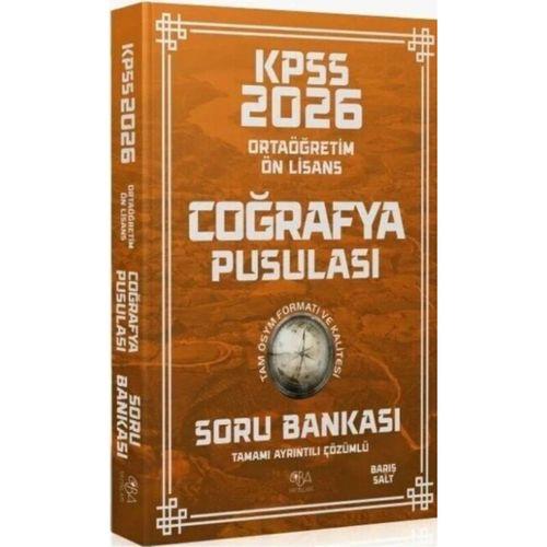 2026 KPSS Lise Ortaöğretim Ön Lisans Coğrafya Pusulası Soru Bankası CBA Yayınları