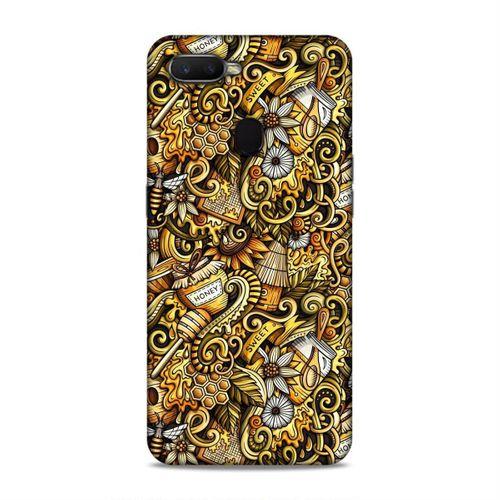 Oppo Ax7 Kılıf Honey Doodle Arka Kapak Silikon Koruma Full Koruyucu