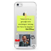 Apple iPhone 5 Kılıf Caps Walt Disney Arka Kapak Koruma Desenli Full Koruyucu