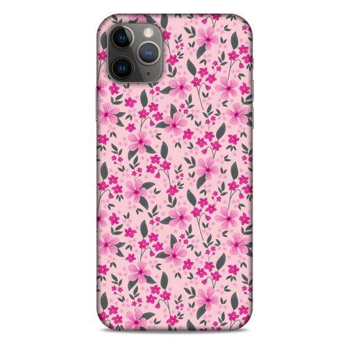 Apple Iphone 11 Pro Max Uyumlu Kılıf Pembe Delisi (4) Koruma Kılıfı Çiçekli
