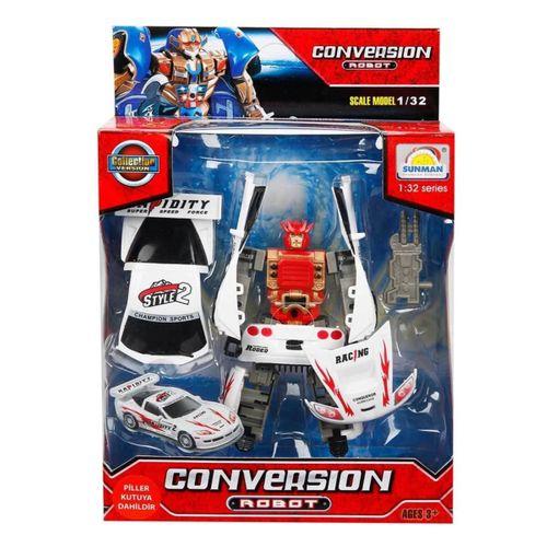 1:32 Sesli ve Işıklı Dönüşebilen Robot
