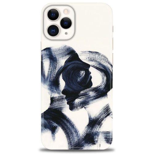 iPhone 12 Pro Max Kılıf HD Baskılı Kılıf - Adam ve Kadın + Tam Ekran Koruyucu