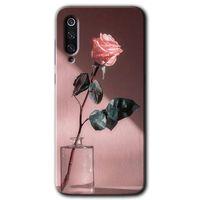 Potkal Hediye Fabrikası Xiaomi Mi 9 Kılıf HD Desen Baskılı Arka Kapak - Retro Gül