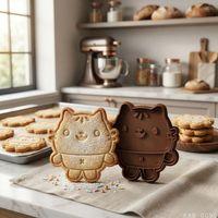 Tombul Kedi Hamur Şekillendirici Kurabiye Kalıbı Oyun Hamuru Kalıbı 6 5 cm