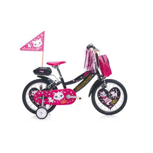 Carraro Moggy 16 Jant Kız Çocuk Bisikleti Siyah-Altın,Pembe