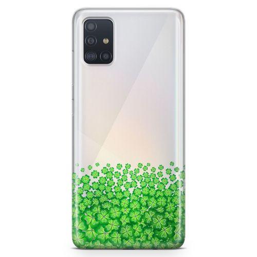 Samsung Galaxy A51 Kılıf Yoncalar Arka Kapak Koruma Desenli Full Koruyucu