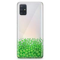 Samsung Galaxy A51 Kılıf Yoncalar Arka Kapak Koruma Desenli Full Koruyucu