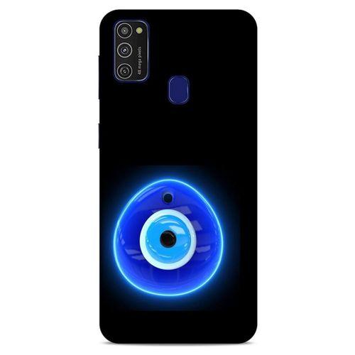 Nazarium (45) Desenli Silikon Kapak Samsung Galaxy M21 Kılıf
