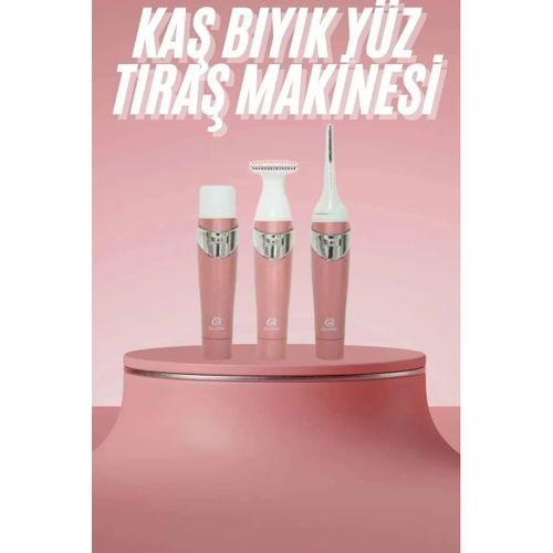 3 Başlıklı Kıl Tüy Temizleyici Epilasyon Aleti Tüm Cilt Tiplerine Uygun