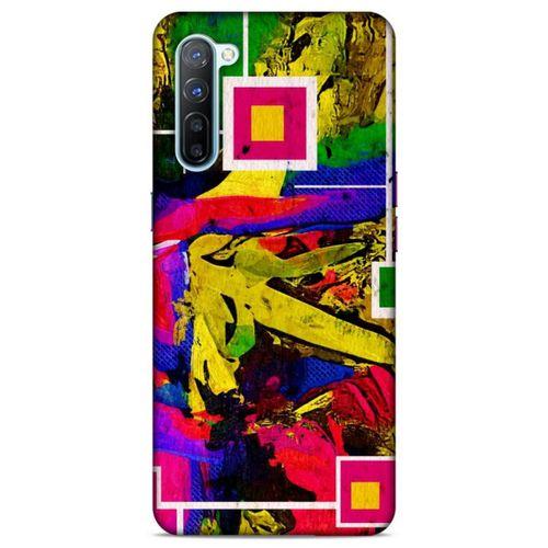 Lopard Oppo Reno 3 Uyumlu Kılıf Soyut Sanat (48) Desenli Bumper Kılıf