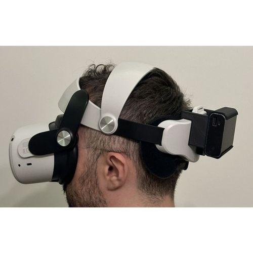Oculus Quest 2 İçin Asus PowerBank ile Ağırlık Batarya Montajı (Bu ürün Sadece Plastik parçadır - Almadan Önce Soru Sorabilirsiniz)