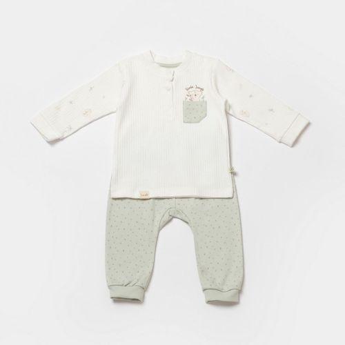 Bibaby Biorganic Koala Jungle 2'Li Bebek Takım 59776 Mint