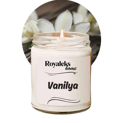 Doğal Özel Seri Kokulu Dekoratif Kavanoz Mum 210 cc - Vanilya - RYL