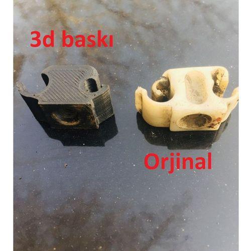 BMW E30 Amortisör Kablo tutma Plastiği 4 Adet Abs Baskı 00566