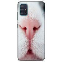 Lopard Samsung Galaxy A51 Uyumlu Kılıf Kediler (20) Koruyucu Kılıf Şirin Burun