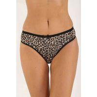 Leopar Desenli Likralı Yumuşak Dokulu Kadın Slip Külot
