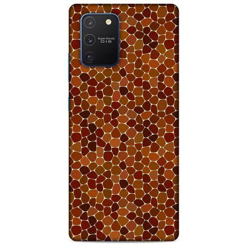 Samsung Galaxy S10 Lite Kılıf Baskılı Özel Seri Taşlı (13) Silikon Kap