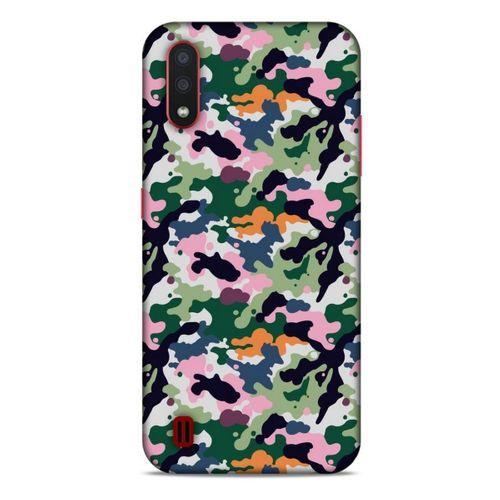 Kamuflaj 06 Samsung Galaxy A01 Kılıf Silikon Kapak