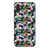 Kamuflaj 06 Samsung Galaxy A01 Kılıf Silikon Kapak