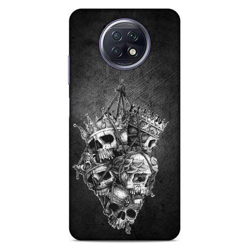 Lopard Xiaomi Redmi Note 9T Uyumlu Kılıf Tattoo's (47) Crystal Flex Kılıf Kafatasları