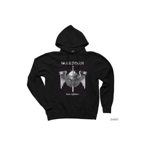 War Torn Iconic Nightmare Siyah Kapşonlu Sweatshirt Hoodie