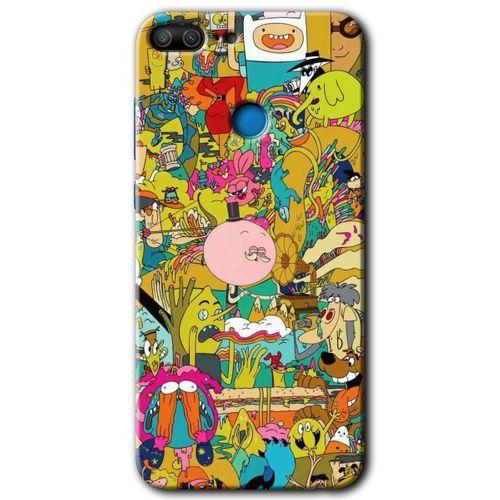 Potkal Hediye Fabrikası Honor 9 Lite Kılıf HD Desen Baskılı Arka Kapak - Süper Çizgi Kahramanlar 2