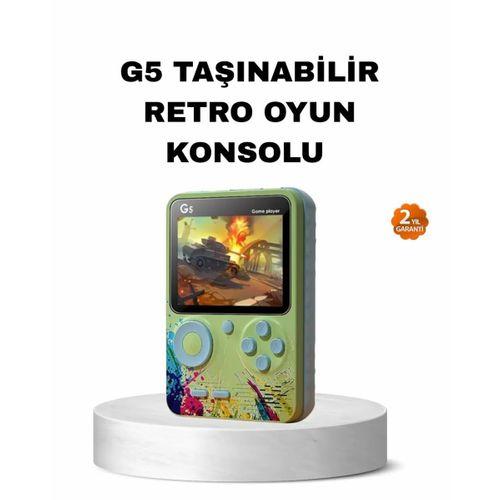 G5 Retro Oyun Konsolu 500 Klasik Oyunlu 3 İnç Hd Ekran Ve Tv Bağlantılı