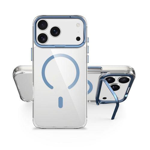 Apple iPhone 17 Pro Max Kılıf M-safe Şarj Özellikli Airbagli Kamera Standlı Zore Azor Kapak