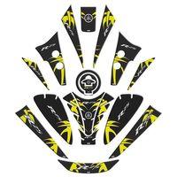 YAMAHA Yamaha R25 2019 - 2024 Uyumlu Tank Pad Set 008