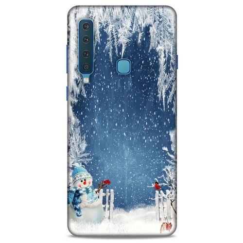 Samsung Galaxy A9 2018 Kılıf Snowix (6) Silikon Kılıf Açık Mavi