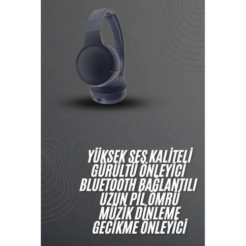 Kablosuz Bluetooth Kulaklık Kulak Üstü Ayarlanabilir Uzun Ömürlü